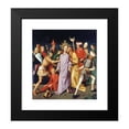 thumbnail image 2 of Hans Holbein The Elder 15x16 Black Modern Framed Museum Art Print Titled - Christ's Arrest (1501), 2 of 5