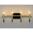thumbnail image 4 of 10254BKGLD Maxim Lighting Sullivan 4 Light Bath Vanity Approved for Damp Locations, 4 of 5