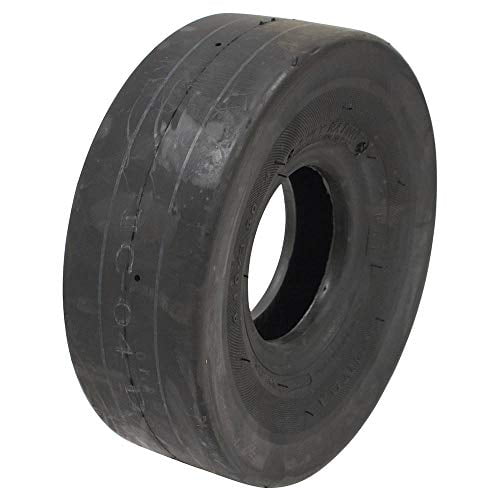 Stens 160-662 4.10x3.50-4 Smooth 4 Ply Tire, Black