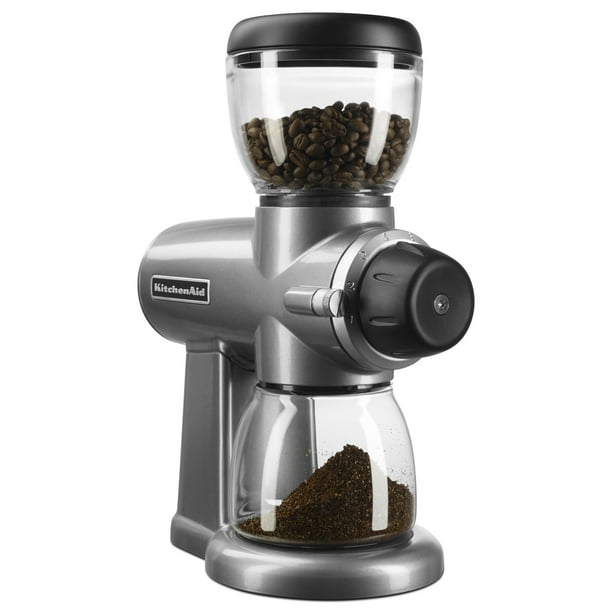 Molinillo de café KitchenAid KCG0702CS Burr 200 ml Contour Silver