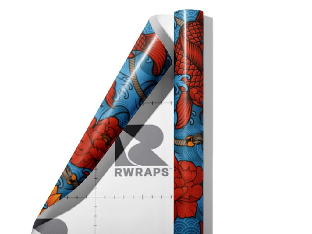 Rwraps Japanese Blue Devil Gloss Vinyl Film Wrap 59in x 17ft Vinyl