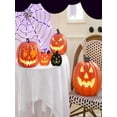 thumbnail image 6 of Halloween Decoration Lighted Pumpkin Decorations, Ghost Face Pumpkin Lantern, Halloween Decorations Classic Plastic Pumpkin Statue Light Up Pumpkin, Halloween Decorations Indoor Outdoor, 6 of 8