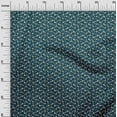 thumbnail image 3 of oneOone Cotton Cambric Teal Blue Fabric Bird Fabric For Sewing Printed Craft Fabric By The Yard 42 Inch Wide, 3 of 5