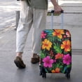 thumbnail image 3 of Pioneer Flower Floral Print Pattern Luggage Cover Fashion Suitcase Cover Baggage Covers Fit 25-28 Inch Luggage (Go Travel), 3 of 5