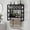 Black, variant on Extra Long Bathroom Organizer Storage Shelves 100% Bamboo Adjustable Height Over The Toilet Storage Floating Shelf for Wall Shower Shelf Can Placed in The Bathroom Kitchen Living Room for Multi Usage