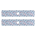 thumbnail image 7 of Yayeee Faucet Mat for Kitchen Sink 30" Diatomite Long Splash Guard Pad, Blue Cartoon Paw Pattern, 2 Pack, 7 of 7