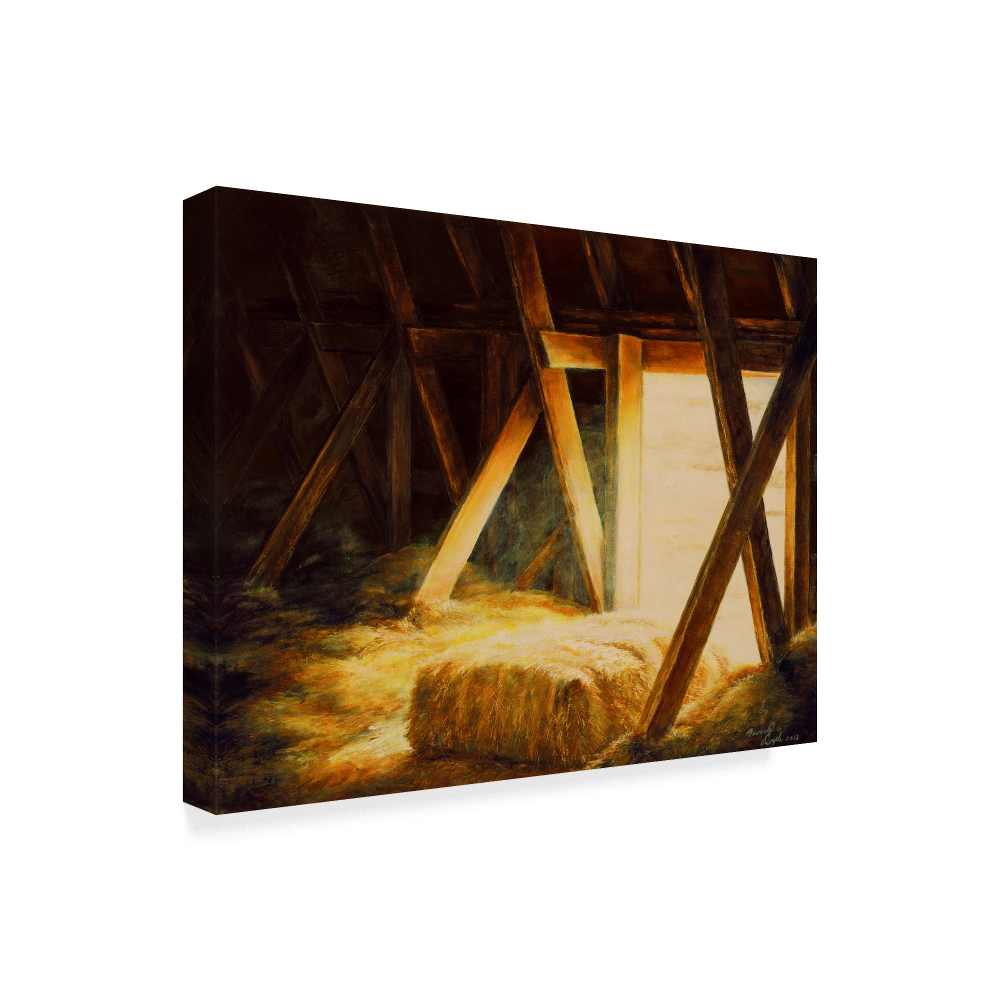 Trademark Fine Art 'Hay Loft' Canvas Art by Beverly Doyle