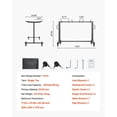 thumbnail image 3 of Commercial Folding Chair & Table Utility Wagon with Wheels - 400lb Weight Capacity, Stores 42 Chairs, 3 of 11