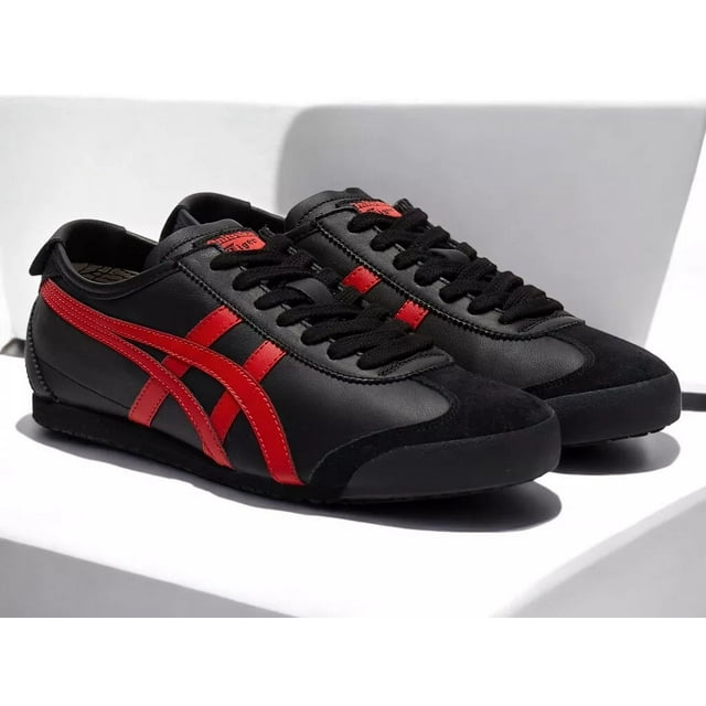 Onitsuka Tiger MEXICO 66 BLACK CLASSIC RED 1183C102 004 Authentic From Japan