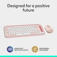 thumbnail image 2 of Logitech POP ICON Combo, Bluetooth Keyboard and Mouse Combo, Comfortable Typing, programmable Keys and Buttons, Quiet clicks, Easy-Switch up to 3 Devi, 2 of 11