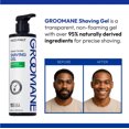 thumbnail image 5 of RED Pro GROOMANE Barber-Grade Shaving Gel for Men, Non-Foaming Clear Aloe Vera Shave Gel, Smooth Razor Glide, Precision Line-Ups, Anti-Irritation, Normal & Sensitive Skin (16.9 Fl.oz, Normal), 5 of 8