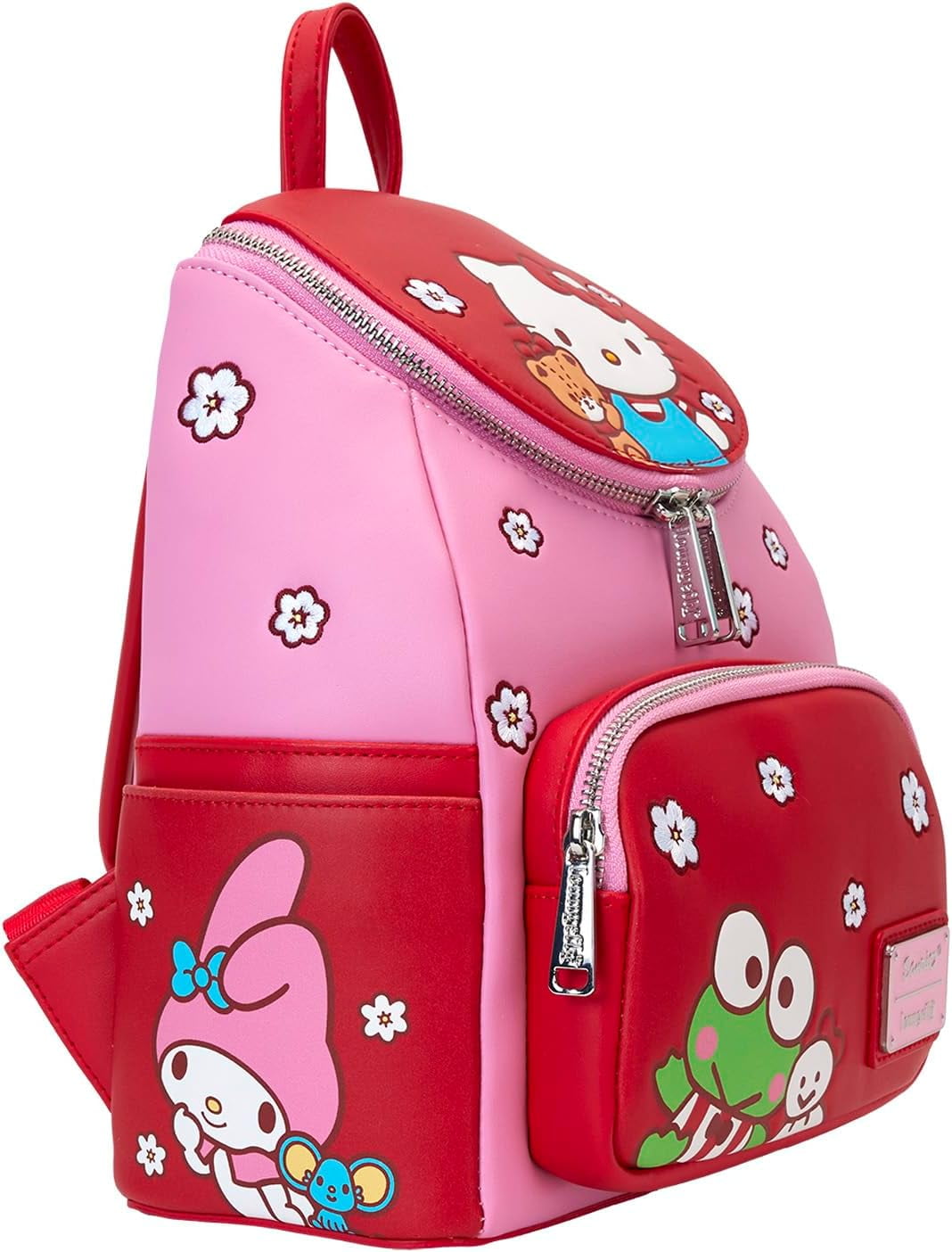 Loungefly Sanrio Hello Kitty & Friends Pink Mini Faux Leather Shell Backpack