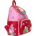 thumbnail image 6 of Loungefly Sanrio Hello Kitty & Friends Pink Mini Faux Leather Shell Backpack, 6 of 10