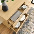 thumbnail image 4 of Modway Chaucer 6-Drawer Particleboard and Rattan Dresser in Oak, 4 of 9