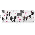 thumbnail image 7 of Pug and Love Heart Kitchen Rug Mat,Kitchen Runner Rugs Non Skid Washable,Decorative Kitchen Floor Mats for Kitchen,Sink,Laundry,17"x47.2", 7 of 7