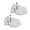 Clear, variant on Set of 2 Vertical Swords Display Holder Wall Mounted Acrylics Rack for Home Decorations Collectible Holder