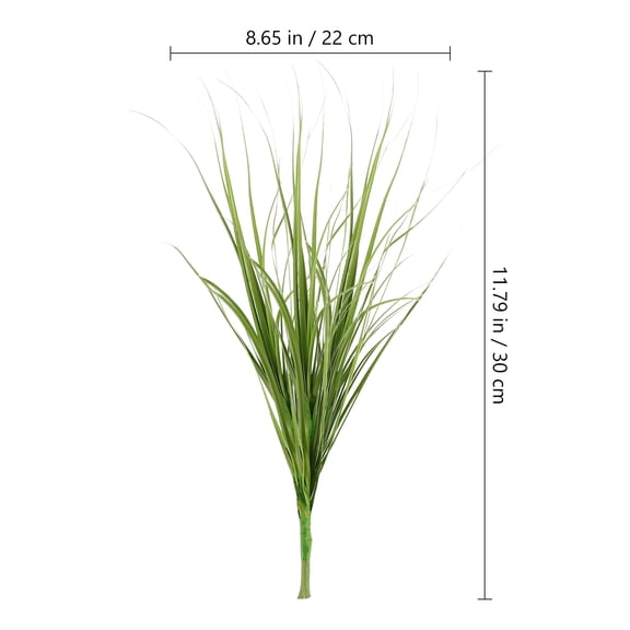 LITINKIMI 12-Pack Artificial Grass Stems 11.79in Tall Fake Greenery Plants for Indoor Outdoor Home Patio Vase Decoration