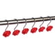 thumbnail image 2 of 12 Piezas de Despzamiento Soporte Rosa Duradero Moderno Accesorio Casa Inoxidable rojo perfecl Gancho para cortina de ducha, 2 of 7