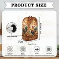 thumbnail image 6 of FKELYI Autumn Leaf Pumpkin Rooster Print Blender Dust Cover with Handle Anti Splash Water Resistant Blender Mixer Protector Covers for Kitchen Appliance Dustproof Cover, 6 of 6