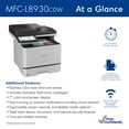 thumbnail image 3 of Brother MFC-L8930CDW Business Color Laser All-in-One Printer with Duplex Print, Scan, Copy, Low-Cost Printing, and Advanced Security Features, 3 of 15
