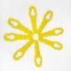 thumbnail image 3 of Paquete de 50 cuchillas de repuesto para recortadora Ryobi, cabezales de cuchillas dentadas dobles (amarillo, 12x7 mm), accesorio para recortadora, 3 of 5