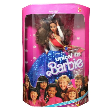 Barbie Special Edition Unicef Brunette Doll 1989 Mattel 4782