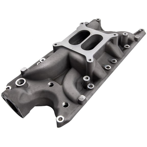 Maxpeedingrods Engine Intake Manifold fit for Ford Small Block 289 302 High Rise Dual Plane
