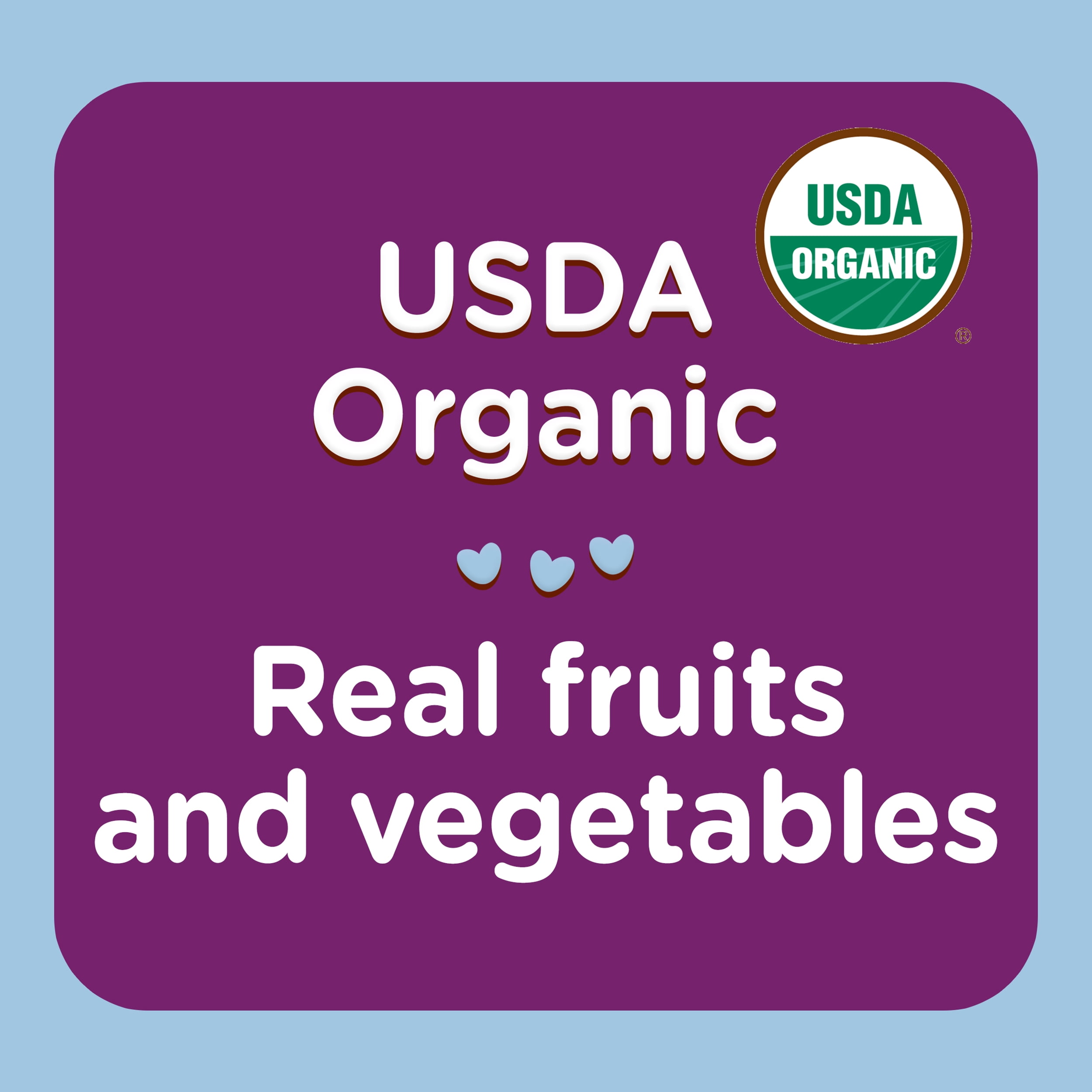 Parent's Choice Organic Stage 2 Baby Food Apple, Strawberry, Carrot, and Quinoa Puree, 4 oz Pouch
