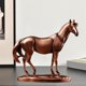 thumbnail image 5 of 2 piezas europeo caballo estatua escultura resina ilustraciones escritorio estante decoración perfecl Caballo estatuilla escultura, 5 of 8