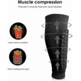 thumbnail image 5 of 1 Pair Soccer Shin Guards Sleeves, Calf Protective Sleeve Professional Crashproof Shin Guards For Men, Women And Youth (black), 5 of 5