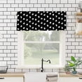 thumbnail image 5 of Halloween Autumn Window Valances Kitchen Short Curtains with Rod Pocket Cute Ghost Valance Drapes Farmhouse Window Treatment for Living Room Bathroom Decor 54" X 18", 5 of 6