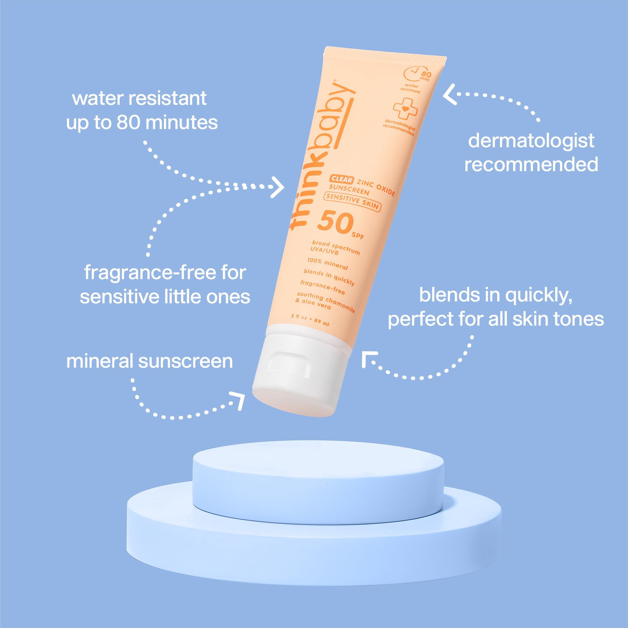 (Pack Of 3) Think Sunscreen Baby SPF50 3 Fl Oz