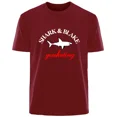 thumbnail image 3 of Camiseta cómoda y transpirable de algodón 100 % para hombre, estilo callejero de Shark Harajuku, ropa informal de moda para hombre, 3 of 5