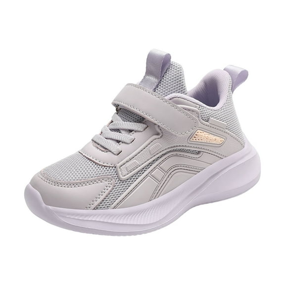 KPOPLK Boys Girls Shoes Kids Sneakers Breathable Athletic Running Tennis Shoes for Toddler/Little Kid/Big Kid(4,F50-Purple)