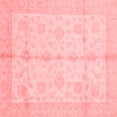 thumbnail image 1 of Ahgly Company Indoor Square Abstract Red Modern Area Rugs, 7' Square, 1 of 4