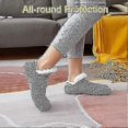 thumbnail image 4 of Indoor Non-slip Thermal Socks,fleecesox - Fleece-lined Non-slip Thermal Slippers Socks,v-mouth Fluff"--ZZ1, 4 of 4