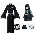 thumbnail image 2 of Conjunto de disfraz de Anime Demon Slayer para niños, traje de Tanjirou Nezuko para adultos, 2 of 3