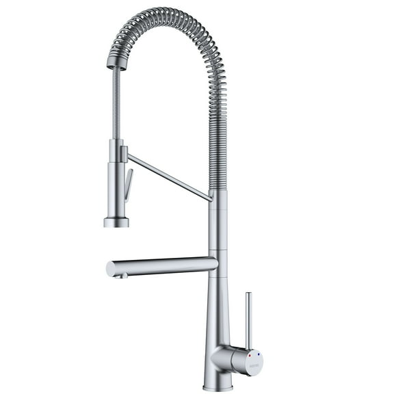 Karran Usa Kkf230 Tumba 1.8 GPM Single Hole Pre-Rinse Pull Down Kitchen Faucet - Stainless
