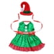 thumbnail image 4 of Funda para botella de vino navideña con sombrero, suave funda para botella de navideño, bonita ropa para botella de vino para restaurante y Delantal de mujer, 4 of 9