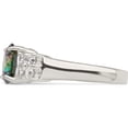 thumbnail image 4 of Sterling Silver Mystic/Clear Cz Ring (Size 6) Made In Thailand qr7365-6, 4 of 5