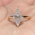 thumbnail image 4 of Simple Triangular Rhombus Imitation Moissanite Diamond Ring Copper Electroplated For Women Jewelry Gift Elegant Jewelry, 4 of 6