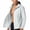 White, variant on Ice Silk Cooling Feel Rash Guard for Men Long Sleeve Full Zip UPF 50+ Textured Wrinkle-Resistant Tops Windproof Water Sun Protection Fishing Shirts Black L
