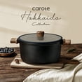thumbnail image 7 of Carote Titanium Non-Stick Dutch Oven,Large Capacity Stockpot with Lid, Induction Compatible, Dishwasher Safe, 6.75QT, Black, 7 of 7