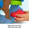 thumbnail image 5 of Fisher-Price Little People Dinosaur Hatch & Slide Playset Toddler Toy with 2 Figures, 5 of 7