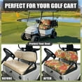 thumbnail image 4 of Yuyamidu Hippie Flower Golf Cart Bench Seat Cushion Back Rest Seat Cushion Floral Golf Cart Seat Covers Set of 2 Keeps Seat Comfortable and Clean, 4 of 7