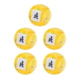 thumbnail image 4 of Juego de dados de Mahjong 5 piezas Jadeshay didácticos Para profesionales Tipo A, 4 of 8