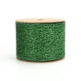 thumbnail image 3 of LaRibbons 3" Mesh Wired Ribbon | Green | 10 Yard Roll, 3 of 6