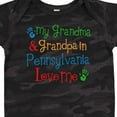 thumbnail image 4 of Inktastic Pennsylvania Grandma and Grandpa Love Me Boys or Girls Baby Bodysuit, 4 of 5