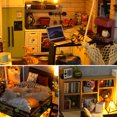 thumbnail image 2 of Casa de muñecas en miniatura con muebles, kit de casa de muñecas de bricolaje más sala creativa a escala 1:24 para la idea de regalo del día de San Valentín XianweiShao 1327533050012, 2 of 4