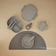 thumbnail image 3 of Lonchera Infantil Bento mushie con 3 Compartimentos y Utensilios, 3 of 9